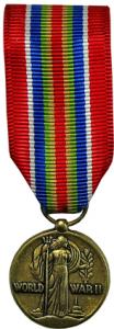 Merchant Marine World War II Victory Miniature Military Medal